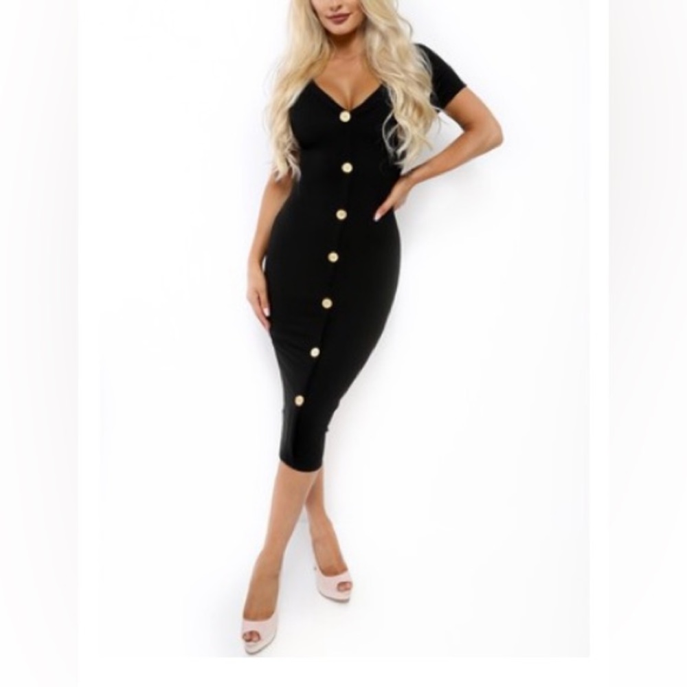 Midi Button Down dress